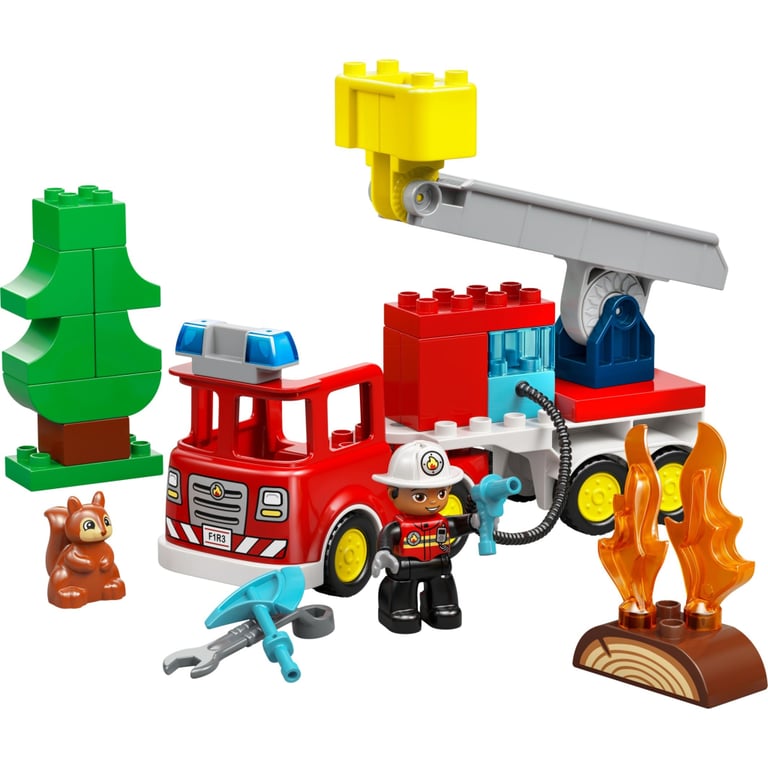 Конструктор LEGO DUPLO Town Пожежна машина зі шлангом і пожежником (10473) - фото 2