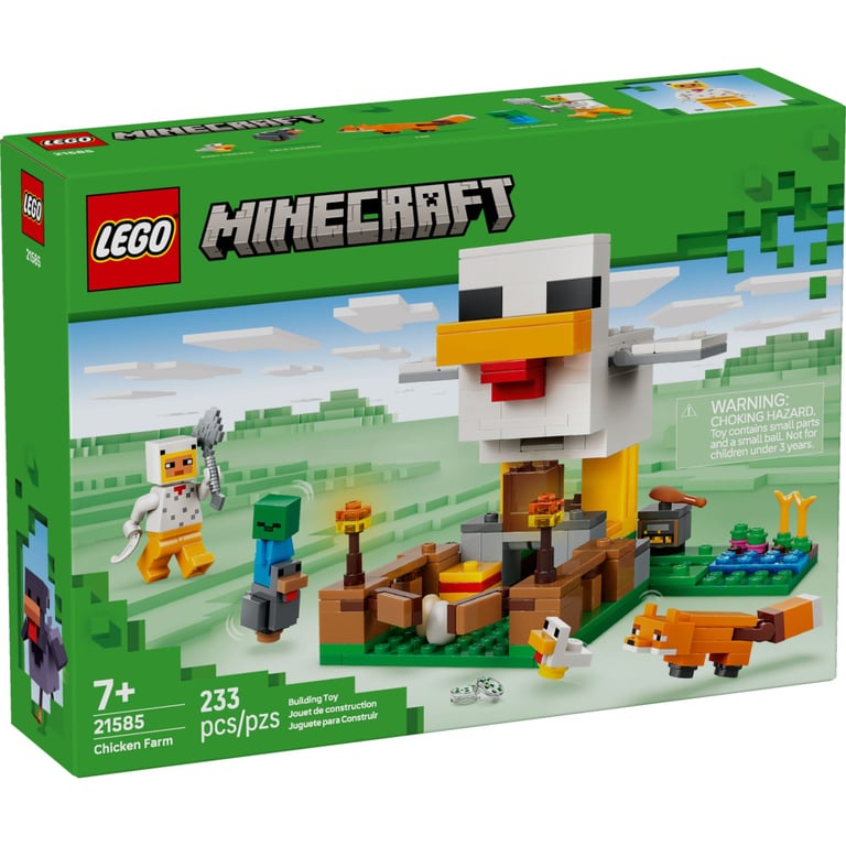 Конструктор LEGO Minecraft Куряча ферма (21585) - фото 1