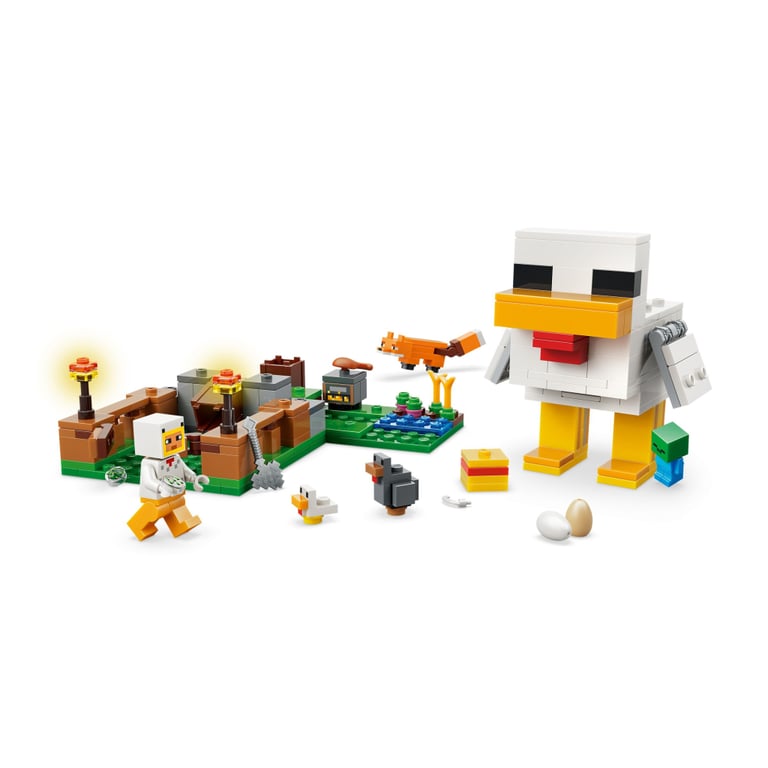 Конструктор LEGO Minecraft Куряча ферма (21585) - фото 3