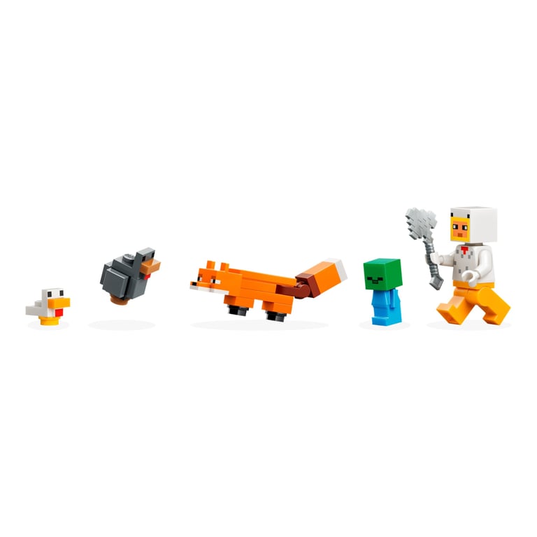 Конструктор LEGO Minecraft Куряча ферма (21585) - фото 4