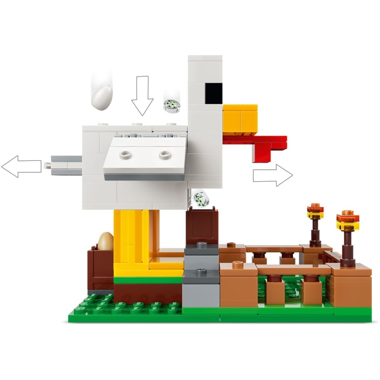 Конструктор LEGO Minecraft Куряча ферма (21585) - фото 5