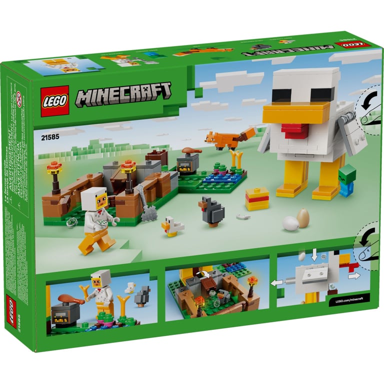 Конструктор LEGO Minecraft Куряча ферма (21585) - фото 8