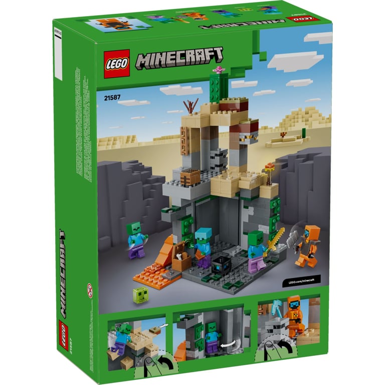 Конструктор LEGO Minecraft Підземелля зомбі (21587) - фото 8