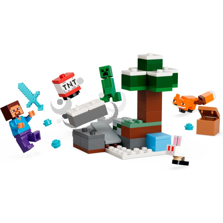 Конструктор LEGO Minecraft Пригоди Стіва в тайзі (21583) - фото 3