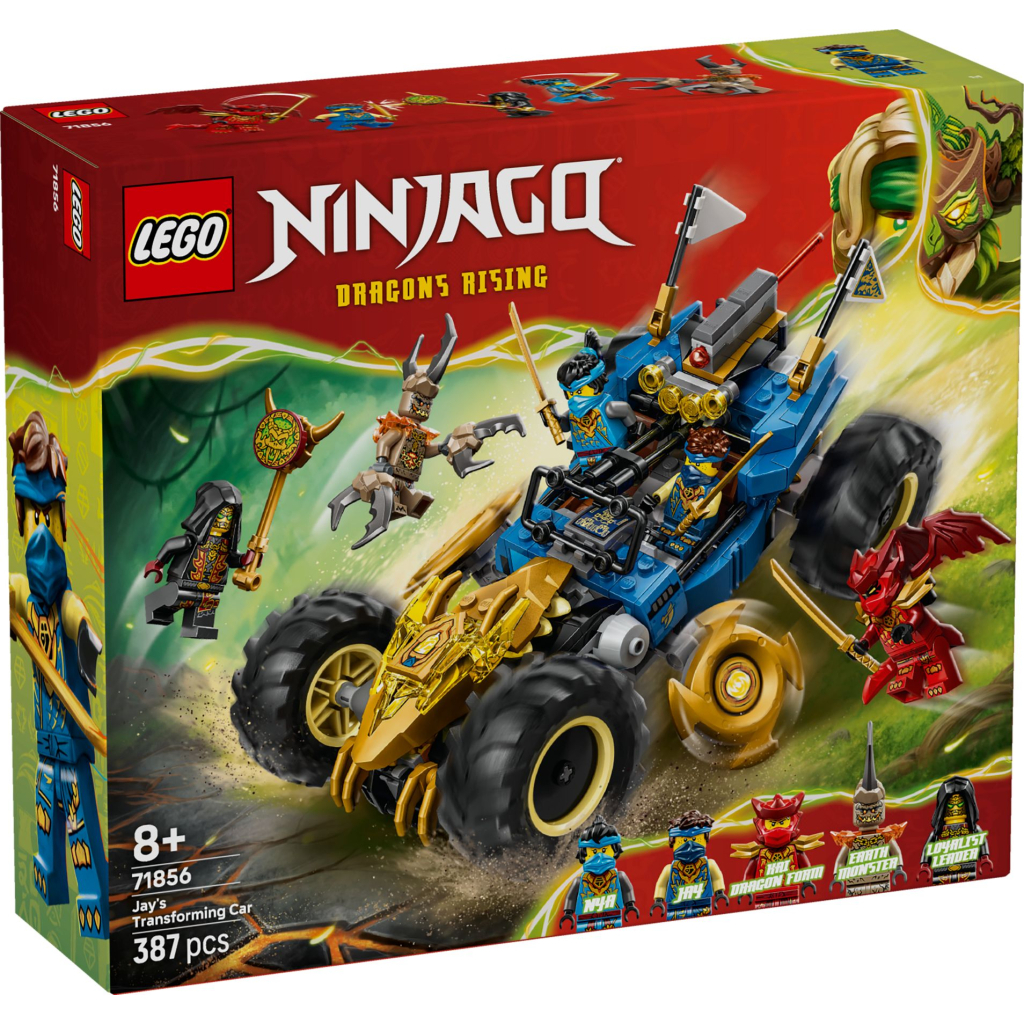 Конструктор LEGO Ninjago Автомобіль-трансформер Джея (71856) - фото 1