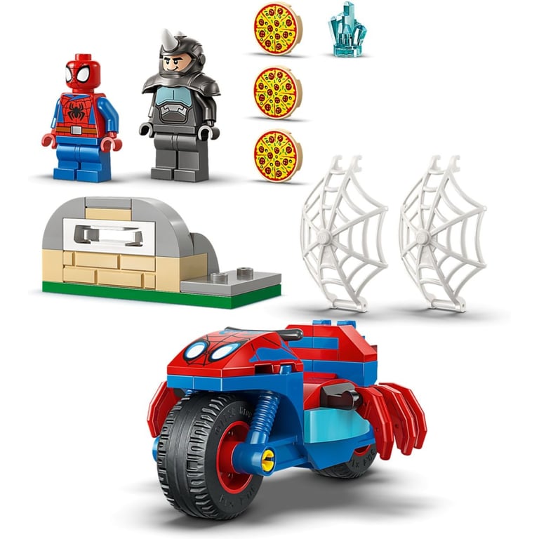 Конструктор LEGO Spidey Павук на мотоциклі проти Носорога (11206) - фото 5