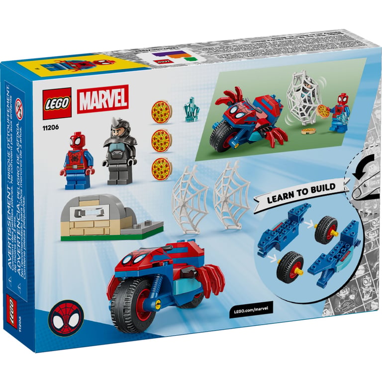 Конструктор LEGO Spidey Павук на мотоциклі проти Носорога (11206) - фото 8