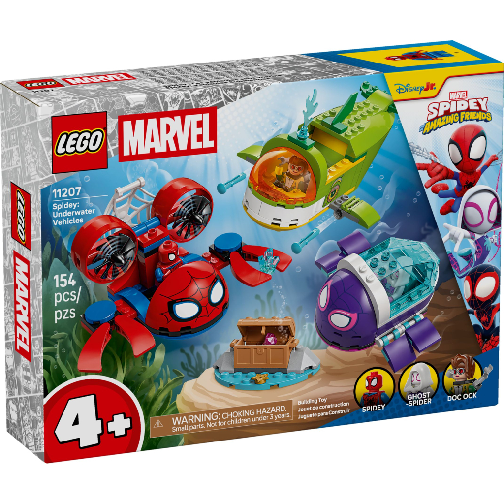 Конструктор LEGO Spidey Павук: Підводні транспортні засоби (11207) - фото 1