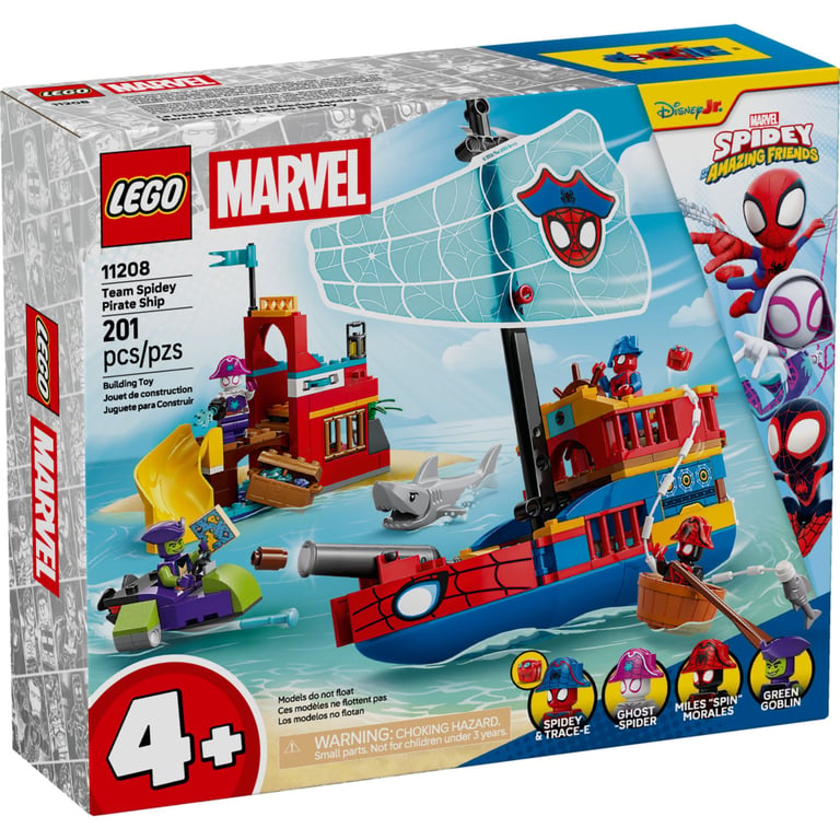 Конструктор LEGO Spidey Піратський корабель команди Павука (11208-) - фото 1