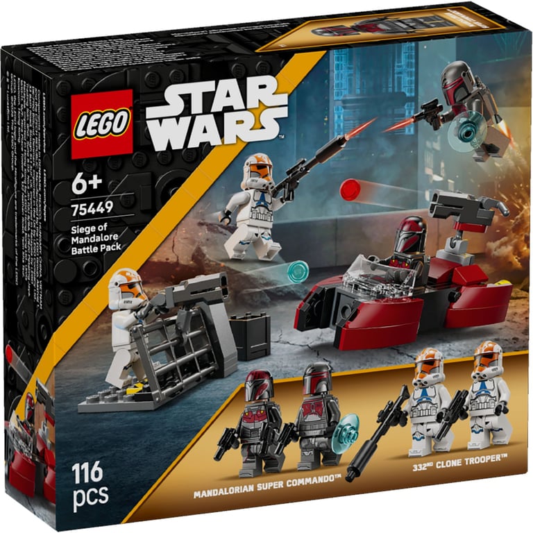 Конструктор LEGO Star Wars Бойовий комплект «Облога Мандалора» (75449) - фото 1