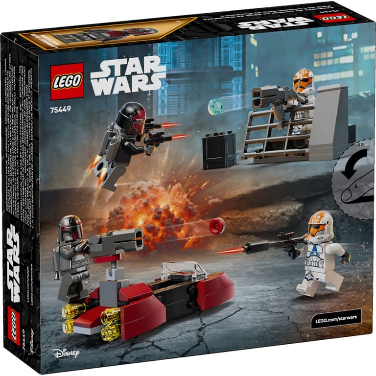 Конструктор LEGO Star Wars Бойовий комплект «Облога Мандалора» (75449) - фото 5