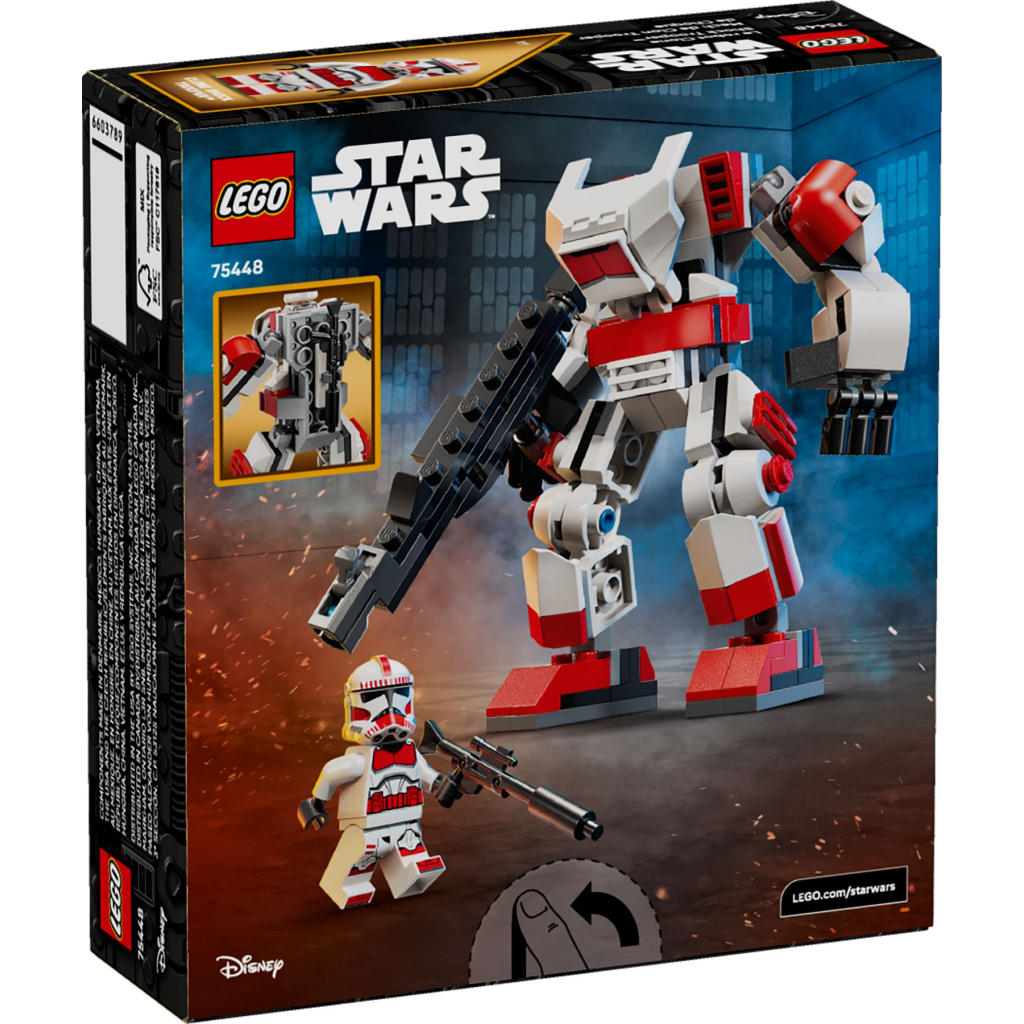 Конструктор LEGO Star Wars Робот ударного клону-солдата (75448-) - фото 5 Конструктор LEGO Star Wars Робот ударного клону-солдата (75448-) - фото 5