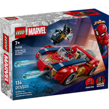 Конструктор LEGO Super Heroes Автомобіль Людини-павука vs. Отруєний Росомаха (76336) - фото 1