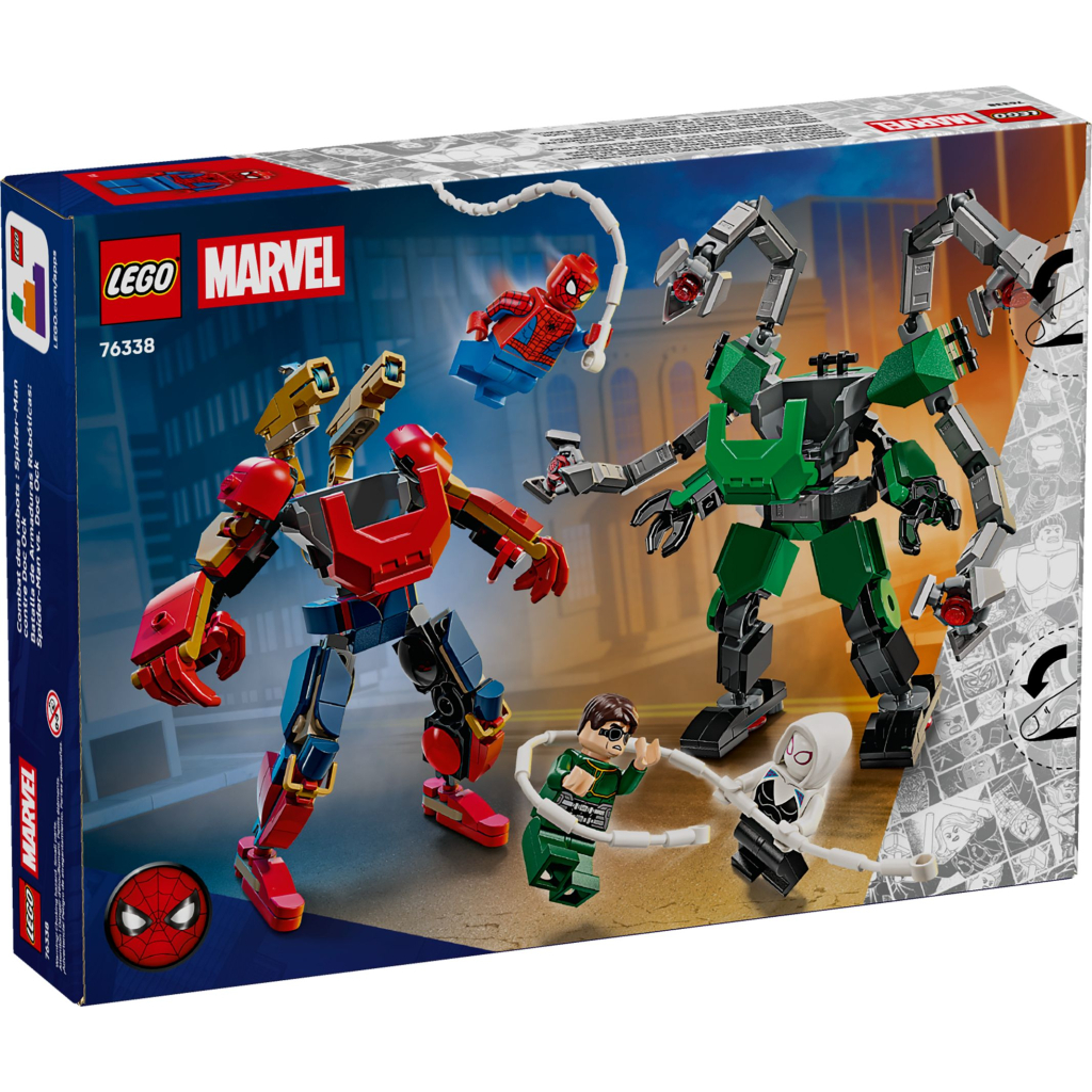 Конструктор LEGO Super Heroes Битва роботів: Людина-павук vs. Доктор Восьминог (76338) - фото 6 Конструктор LEGO Super Heroes Битва роботів: Людина-павук vs. Доктор Восьминог (76338) - фото 6