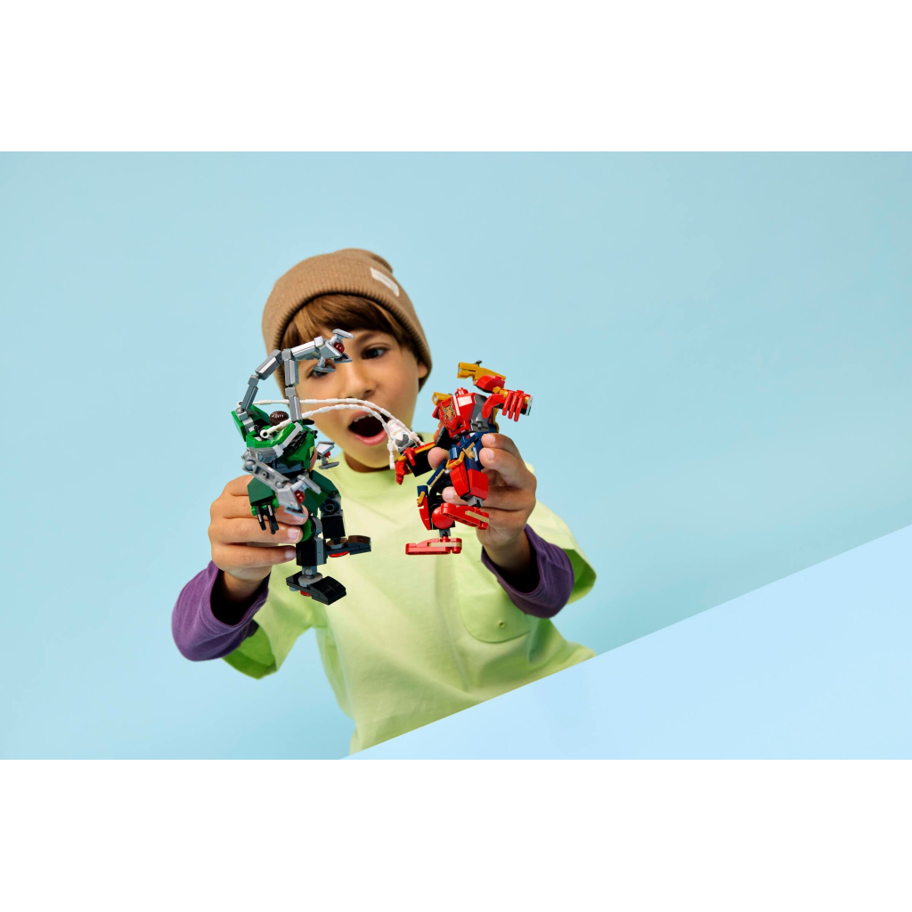 Конструктор LEGO Super Heroes Битва роботів: Людина-павук vs. Доктор Восьминог (76338) - фото 8 Конструктор LEGO Super Heroes Битва роботів: Людина-павук vs. Доктор Восьминог (76338) - фото 8