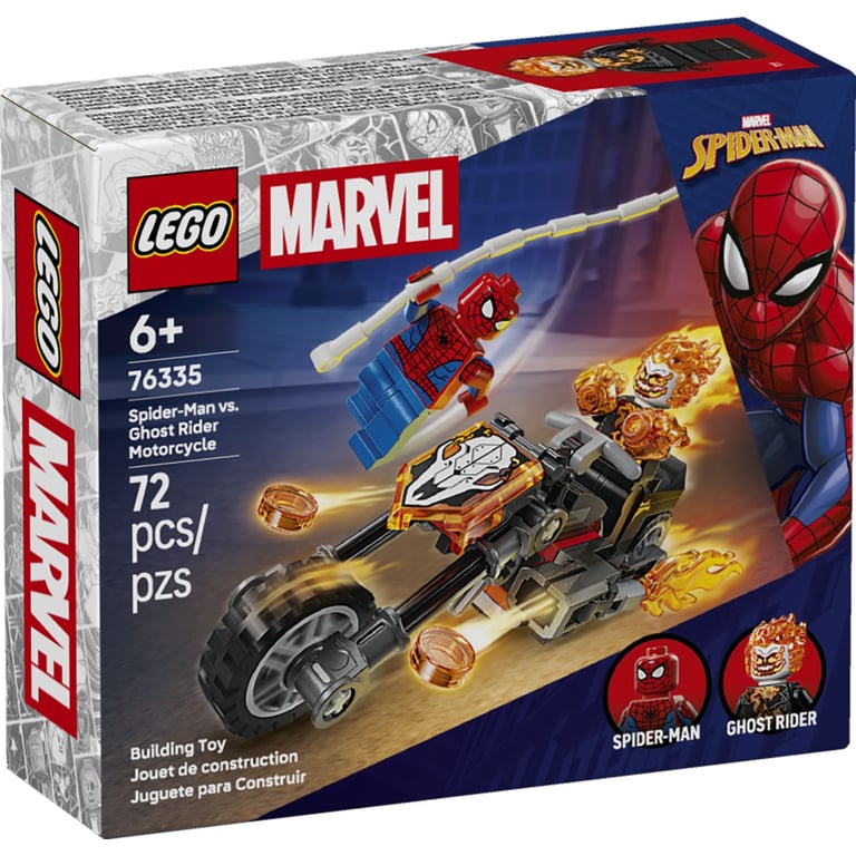 Конструктор LEGO Super Heroes Людина-павук vs. Примарний вершник на мотоциклі (76335) - фото 1