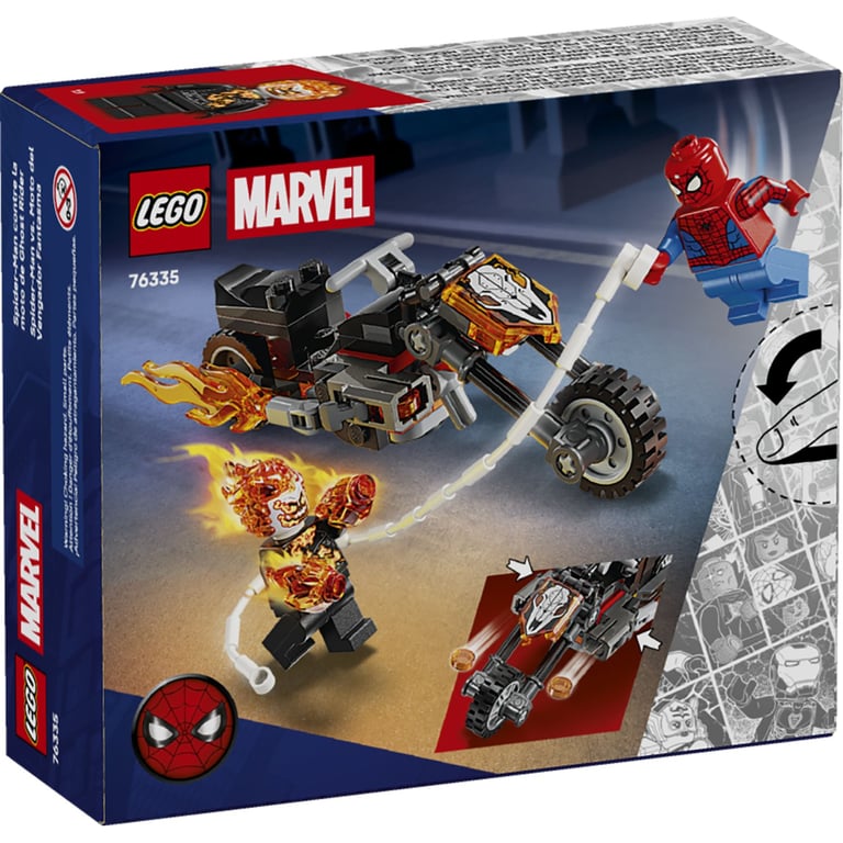 Конструктор LEGO Super Heroes Людина-павук vs. Примарний вершник на мотоциклі (76335) - фото 6