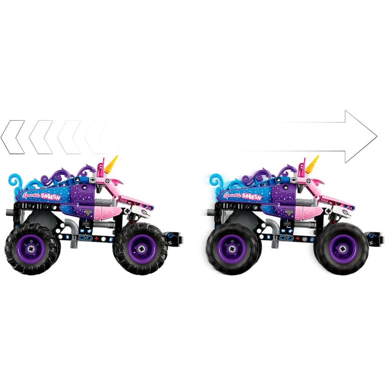 Конструктор LEGO Technic Monster Jam Sparkle Smash із функцією «Pull-Back» (42220) - фото 6