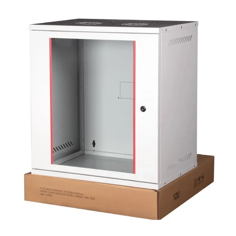 Шафа настінна Hypernet 12U 19" 542x400 розбірна Security Box (SB-40-12U-FLAT) - фото 4
