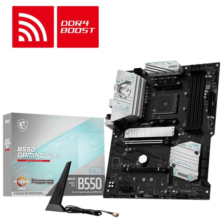 Материнська плата MSI B550 GAMING WIFI - фото 5