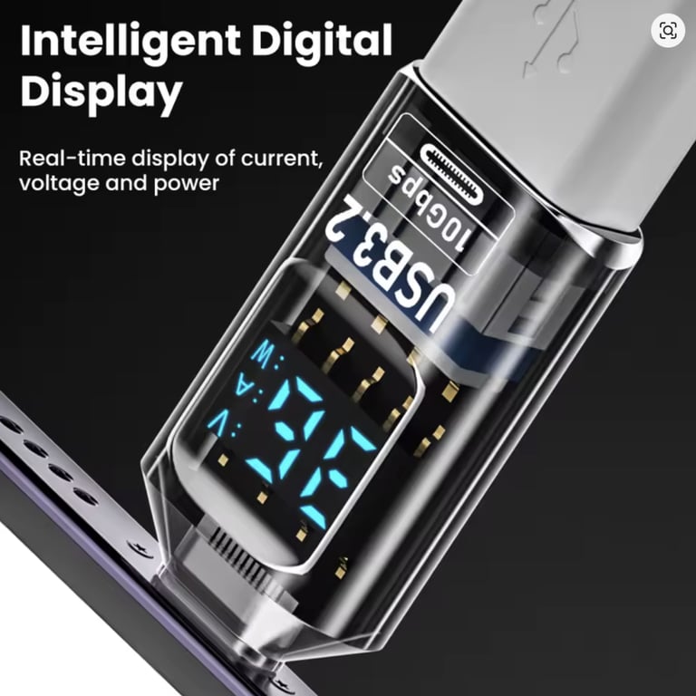 Перехідник OTG USB 3.2 AF to USB-C M 10Gbps QC 36W with display XoKo (AC-322UTC) - фото 4