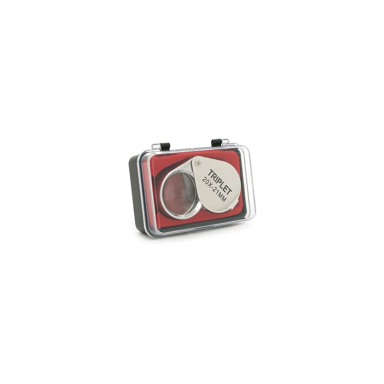 Лупа Voltronic ручна TRIPLET 20X-21mm, складана (брелок), метал-скло, пластикова коробка. 60 * 24 * 18mm. (1152/TR20X-21) - фото 5