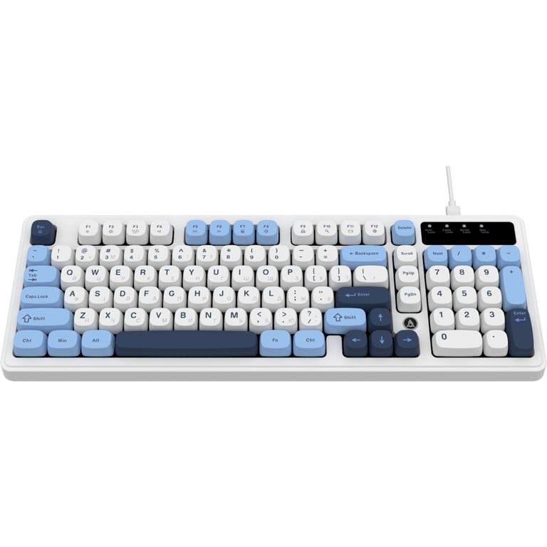 Клавіатура Ajazz AF98 USB UA White/Blue (AF98-GB) - фото 4