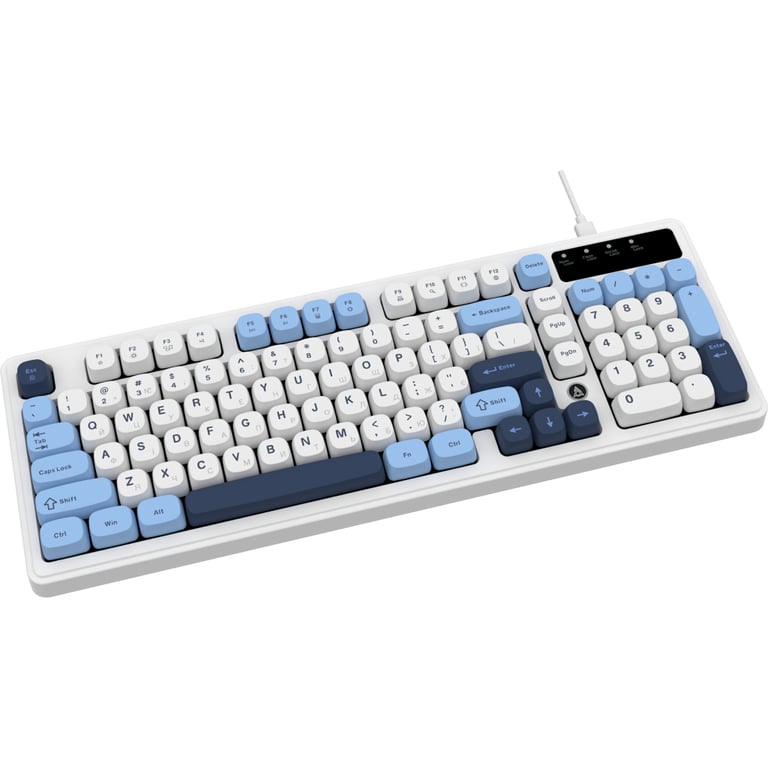 Клавіатура Ajazz AF98 USB UA White/Blue (AF98-GB) - фото 5