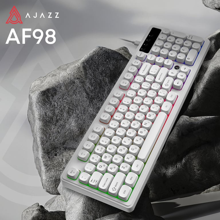 Клавіатура Ajazz AF98 USB UA White (AF98-W) - фото 6