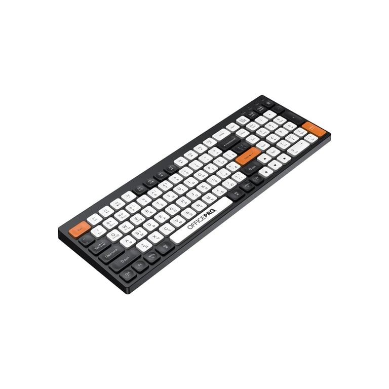 Клавіатура OfficePro SK985BO Bluetooth/Wireless UA Black/White (SK985BO) - фото 3
