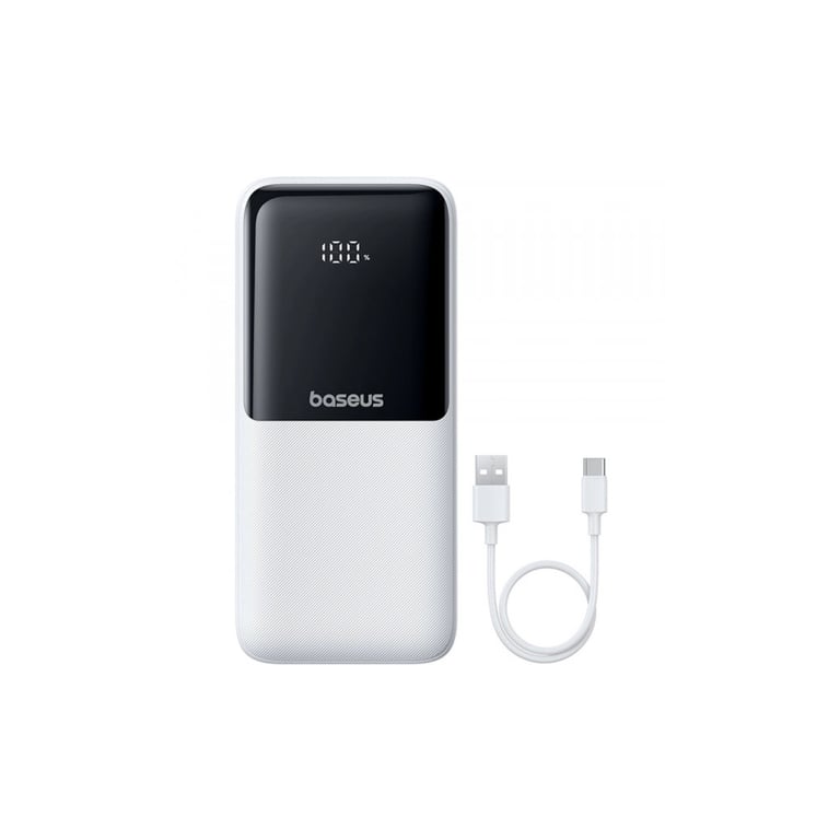 Батарея універсальна Baseus Lipow 20000mAh 22,5W PD, QC/3.0, White (P10079102213-00) - фото 4