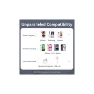 Батарея універсальна Vention Magnetic Wireless 10000mAh 20W PD USB-C In/Out, QI-15W White (FHNW0) - фото 3
