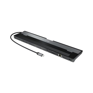 Порт-реплікатор J5create Dock-Station USB-C 10-in-1 (HDMI/PD/USB-A/USB-C/LAN/картридер/audio) (JCD542-N) - фото 1