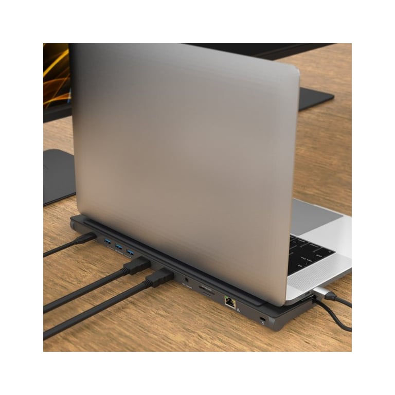 Порт-реплікатор J5create Dock-Station USB-C 10-in-1 (HDMI/PD/USB-A/USB-C/LAN/картридер/audio) (JCD542-N) - фото 10