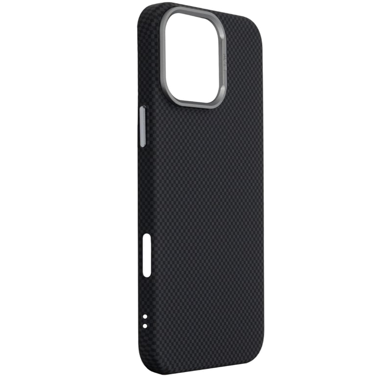 Чохол до мобільного телефона Armorstandart LikeCarbon2 MagCase Apple iPhone 16 Pro Max Kevlar Black (ARM88382) - фото 3