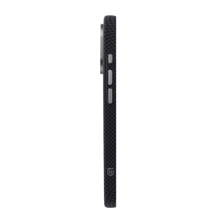 Чохол до мобільного телефона Armorstandart LikeCarbon2 MagCase Apple iPhone 16 Pro Max Kevlar Black (ARM88382) - фото 6