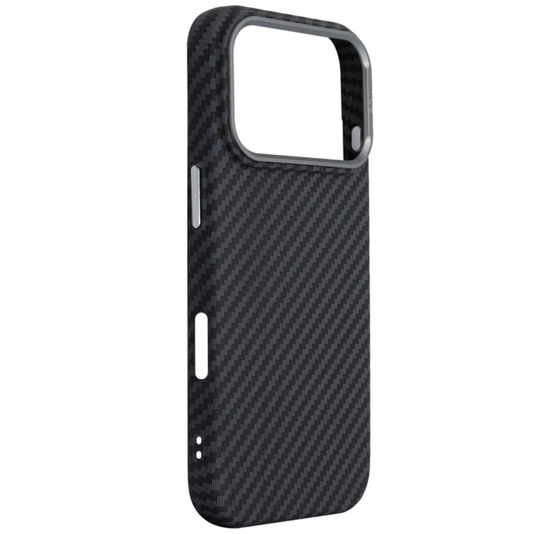 Чохол до мобільного телефона Armorstandart LikeCarbon2 MagCase Apple iPhone 17 Pro Carbon Black (ARM86258) - фото 3