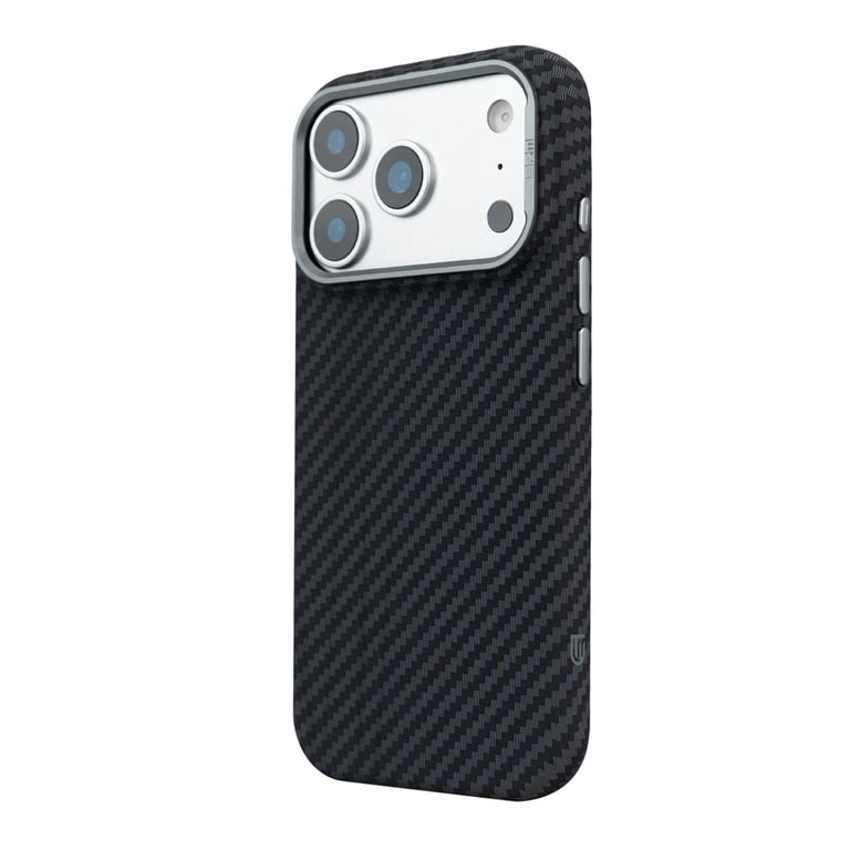 Чохол до мобільного телефона Armorstandart LikeCarbon2 MagCase Apple iPhone 17 Pro Carbon Black (ARM86258) - фото 5