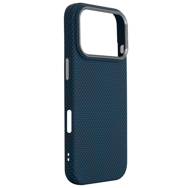 Чохол до мобільного телефона Armorstandart LikeCarbon2 MagCase Apple iPhone 17 Pro Kevlar Dark Blue (ARM88554) - фото 3
