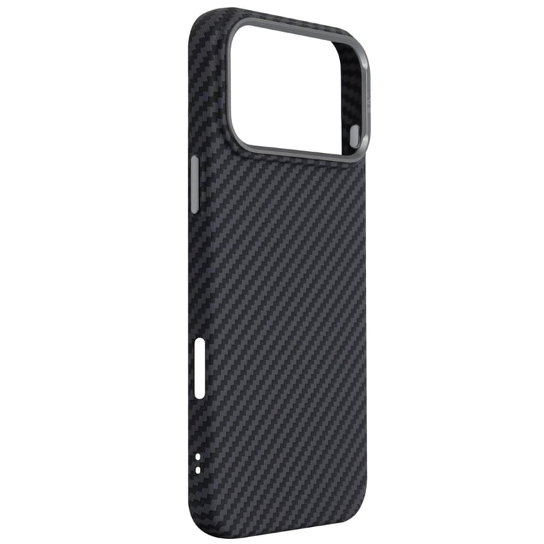 Чохол до мобільного телефона Armorstandart LikeCarbon2 MagCase Apple iPhone 17 Pro Max Carbon Black (ARM86259) - фото 3
