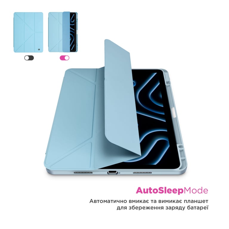 Чохол до планшета Armorstandart Y-Type PEN Xiaomi Redmi Pad 2 Blue (ARM87407) - фото 5