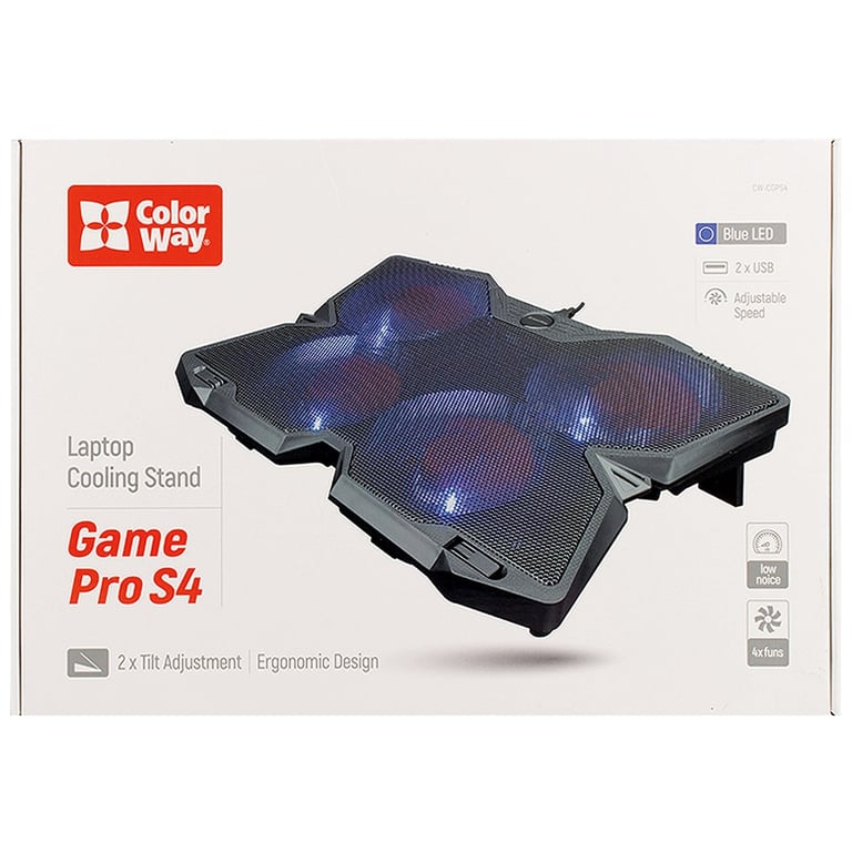 Підставка до ноутбука ColorWay Cooling Game Pro S4, 10-17 (CW-CGPS4) - фото 12