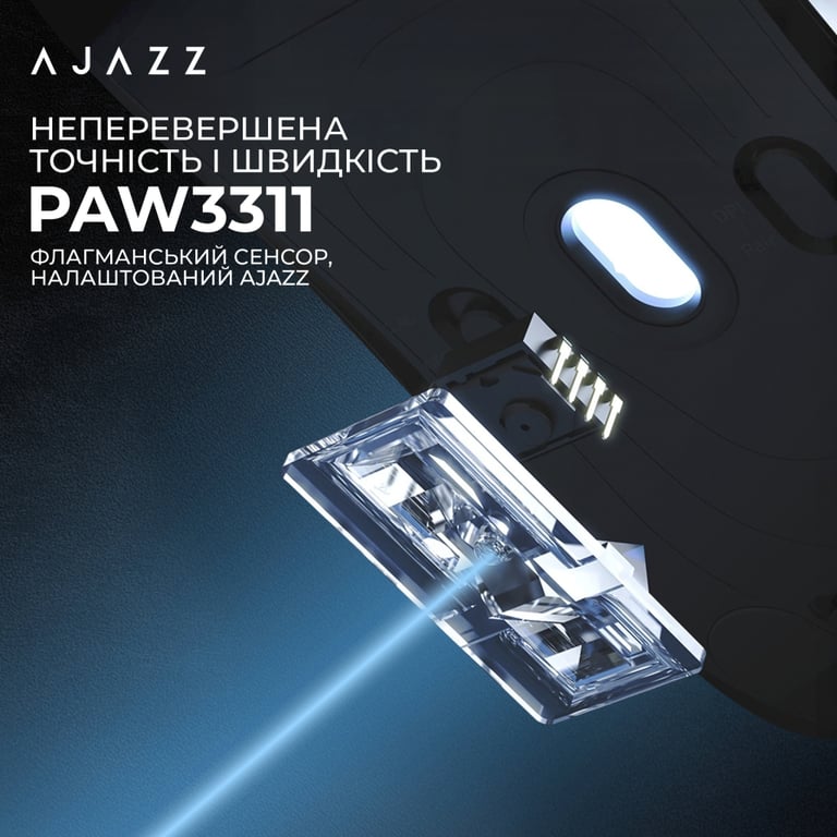 Мишка Ajazz AJ139 V2 MC Wireless/Bluetooth/USB Red (AJ139-V2-MC-R) - фото 8