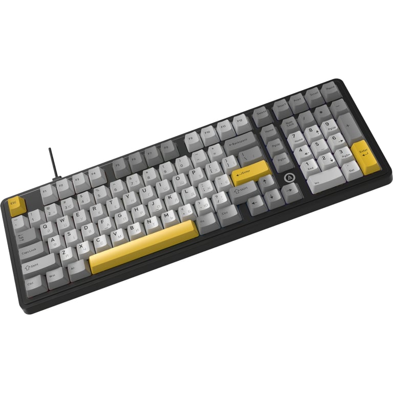 Клавіатура Ajazz AK980 MAX Magnetic Switch USB UA Black/Grey/Yellow (AK980-MAX-M-BGY) - фото 6