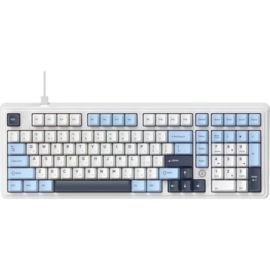 Клавіатура Ajazz AK980 MAX Magnetic Switch USB UA White/Blue (AK980-MAX-M-BWDB) - фото 1