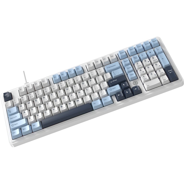Клавіатура Ajazz AK980 MAX Magnetic Switch USB UA White/Blue (AK980-MAX-M-BWDB) - фото 5