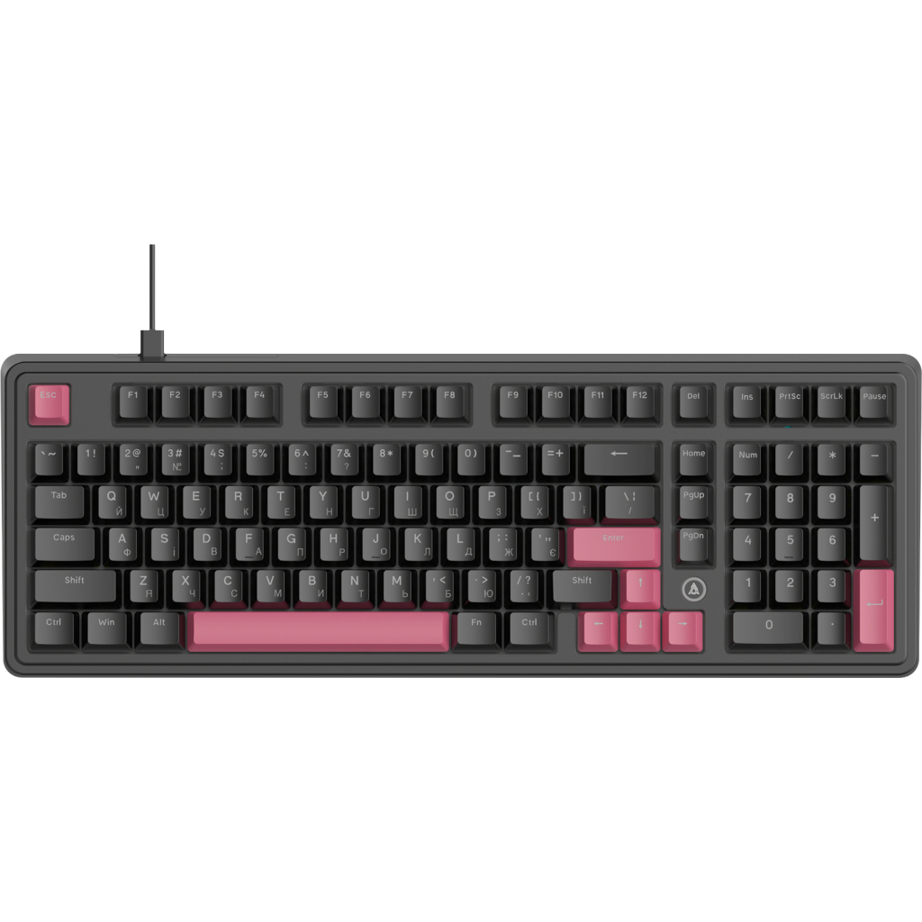 Клавіатура Ajazz AK980 Red Switch USB UA Black (AK980-R-BR) - фото 1