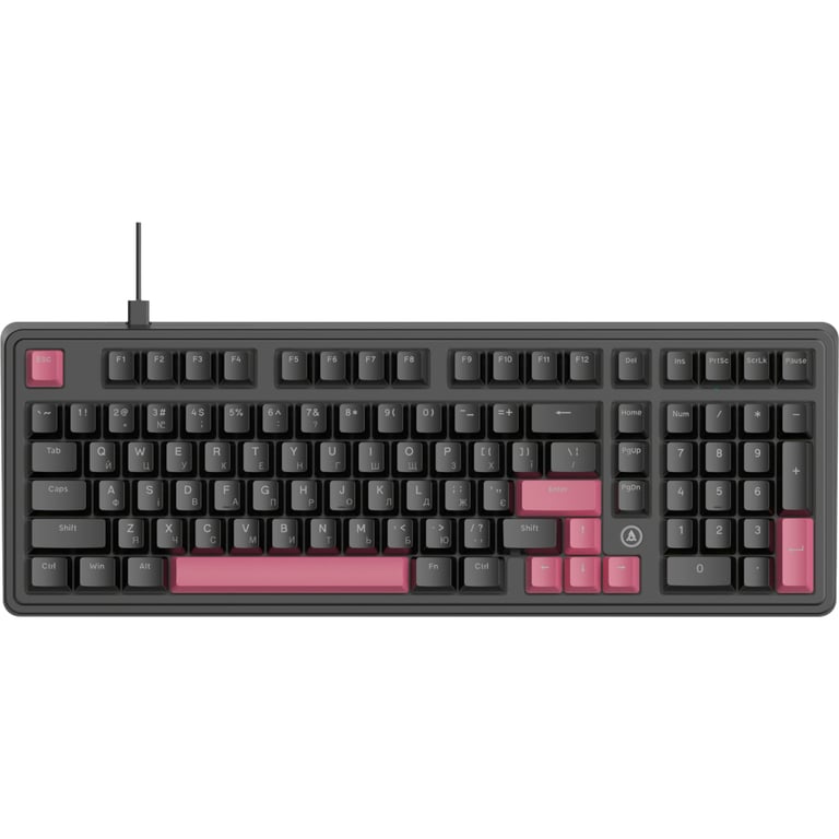 Клавіатура Ajazz AK980 Red Switch USB UA Black (AK980-R-BR) - фото 1