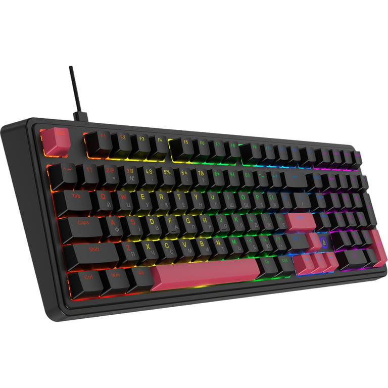 Клавіатура Ajazz AK980 Red Switch USB UA Black (AK980-R-BR) - фото 4