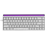 Клавіатура Ajazz NK68 Red Switch USB UA White (NK68-R-S-W) - фото 2